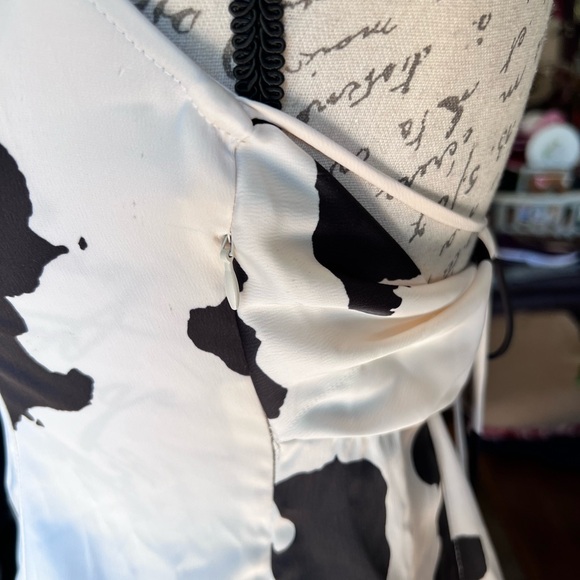 Urban Outfitters Shae Halter Slip Dress Cow Print Women’s Small. - Picture 11 of 16